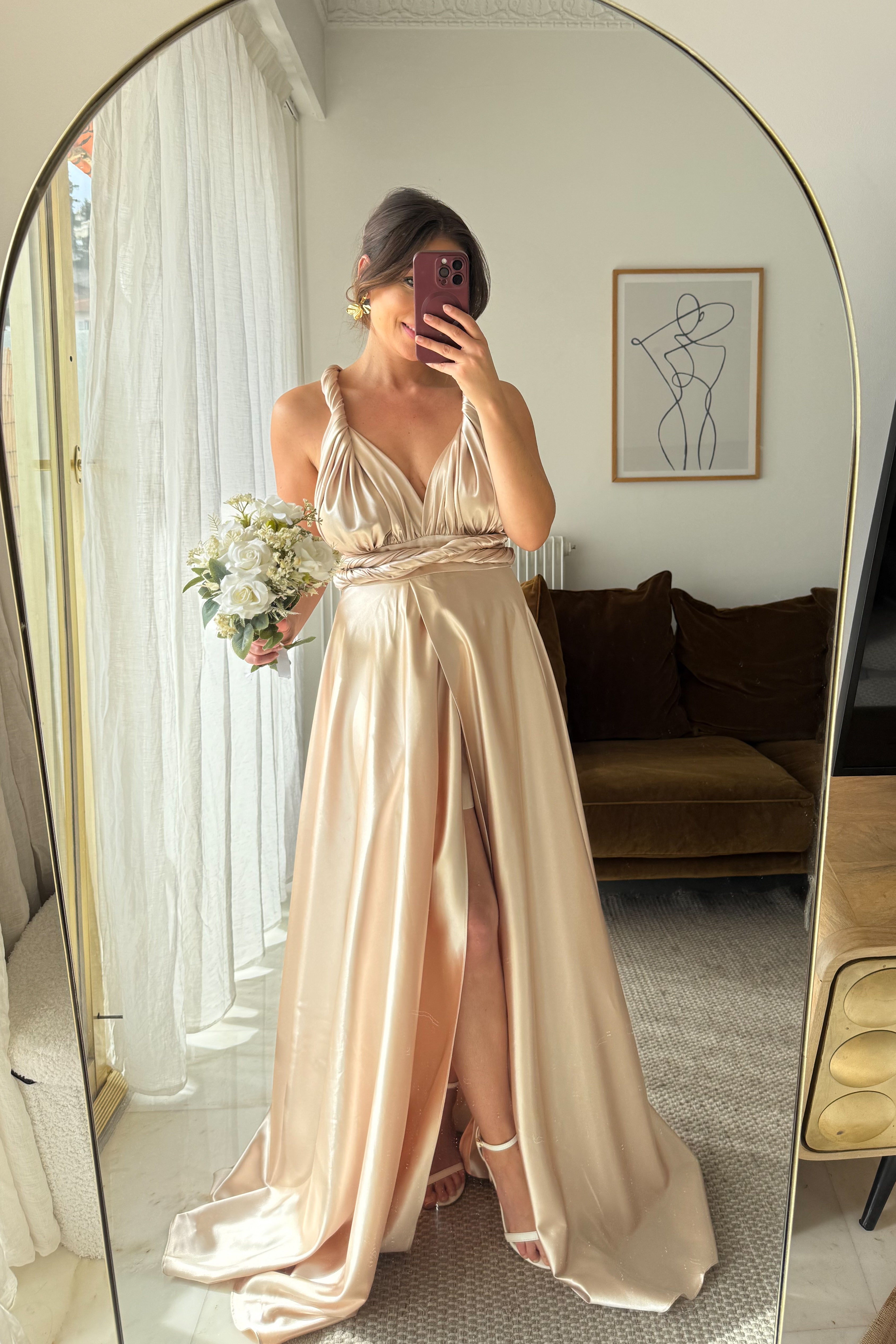 Robe OLYMPIA - GOLD