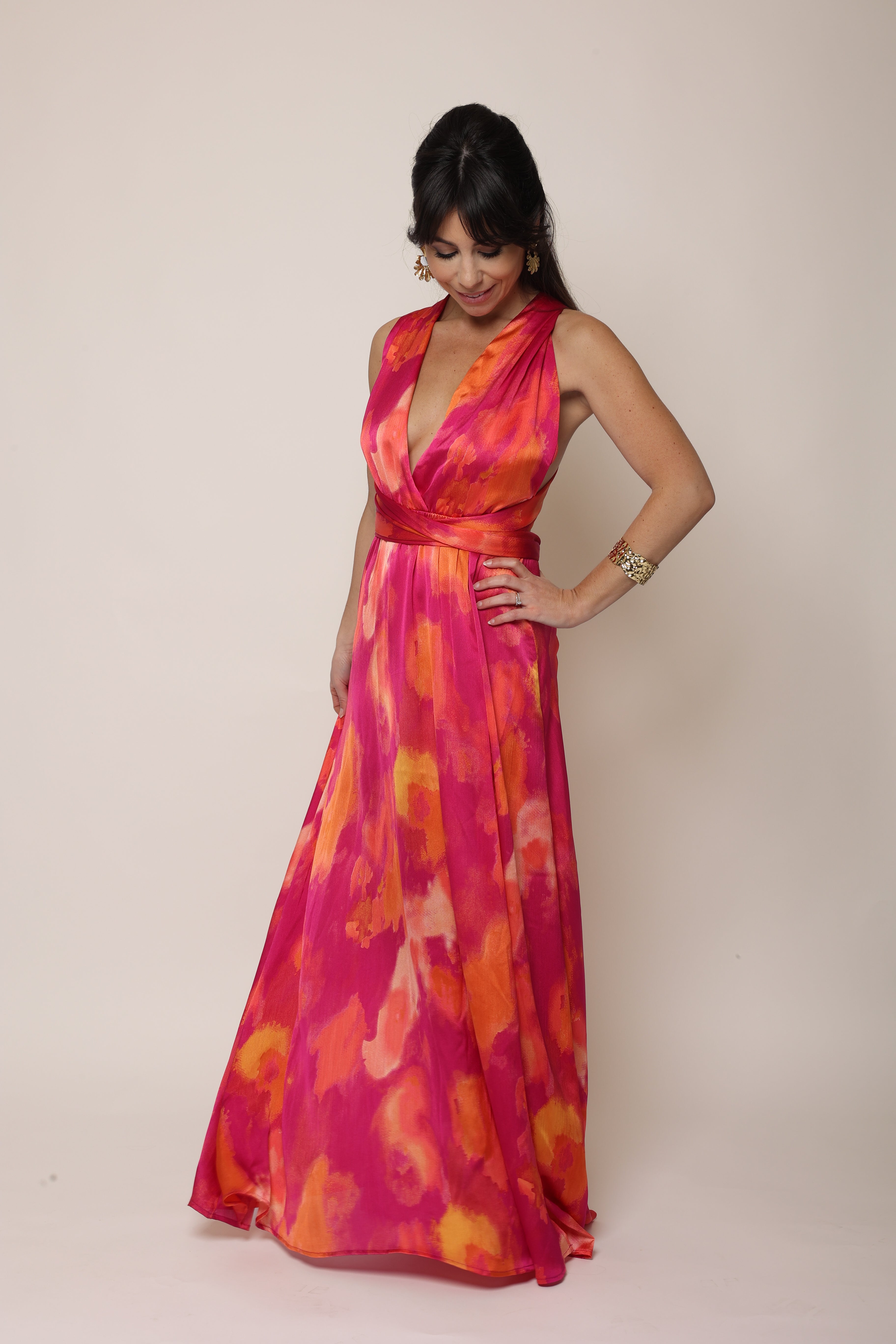 Robe OLYMPIA FUCHSIA - Multi positions