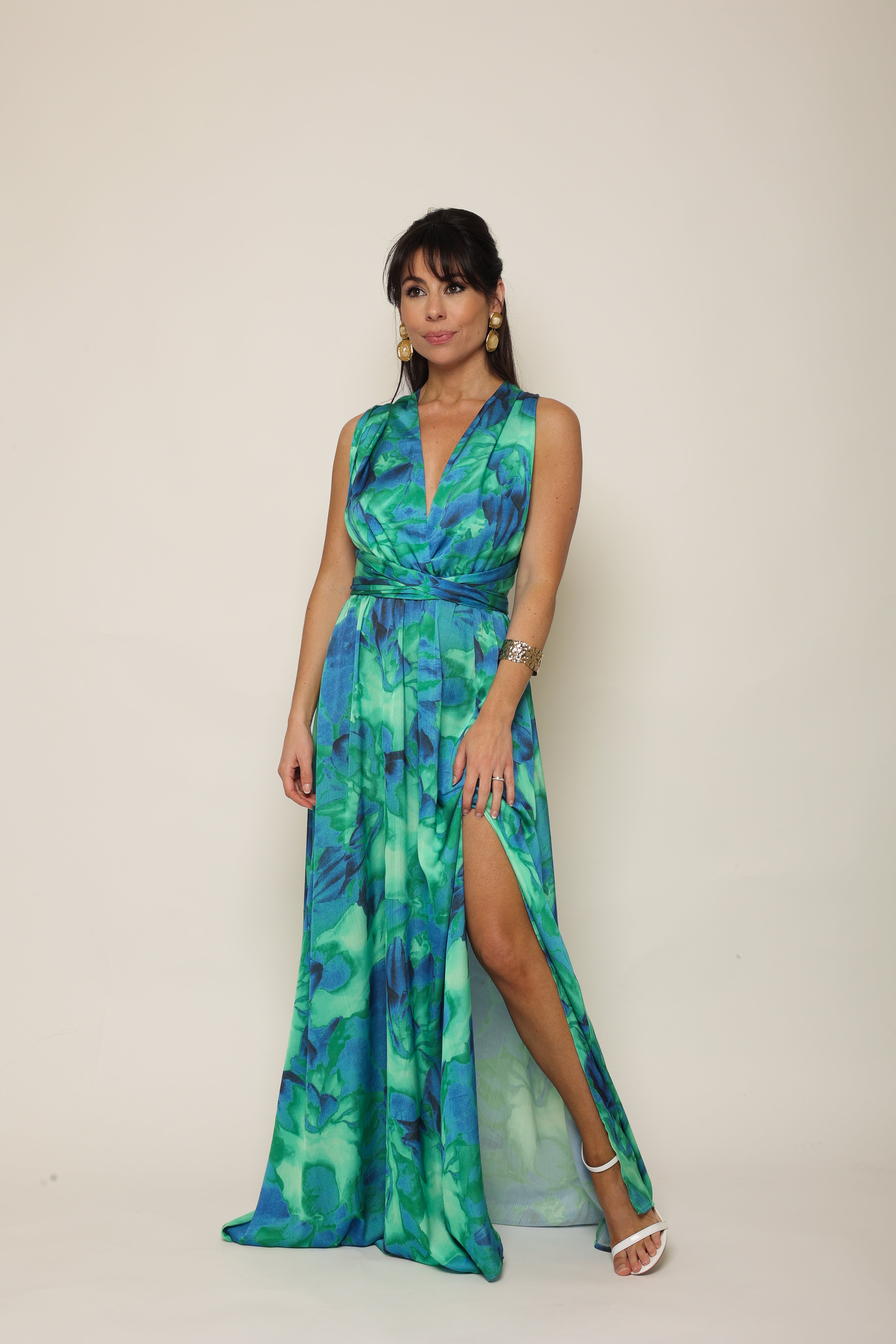 Robe OLYMPIA BLEU - Multi positions