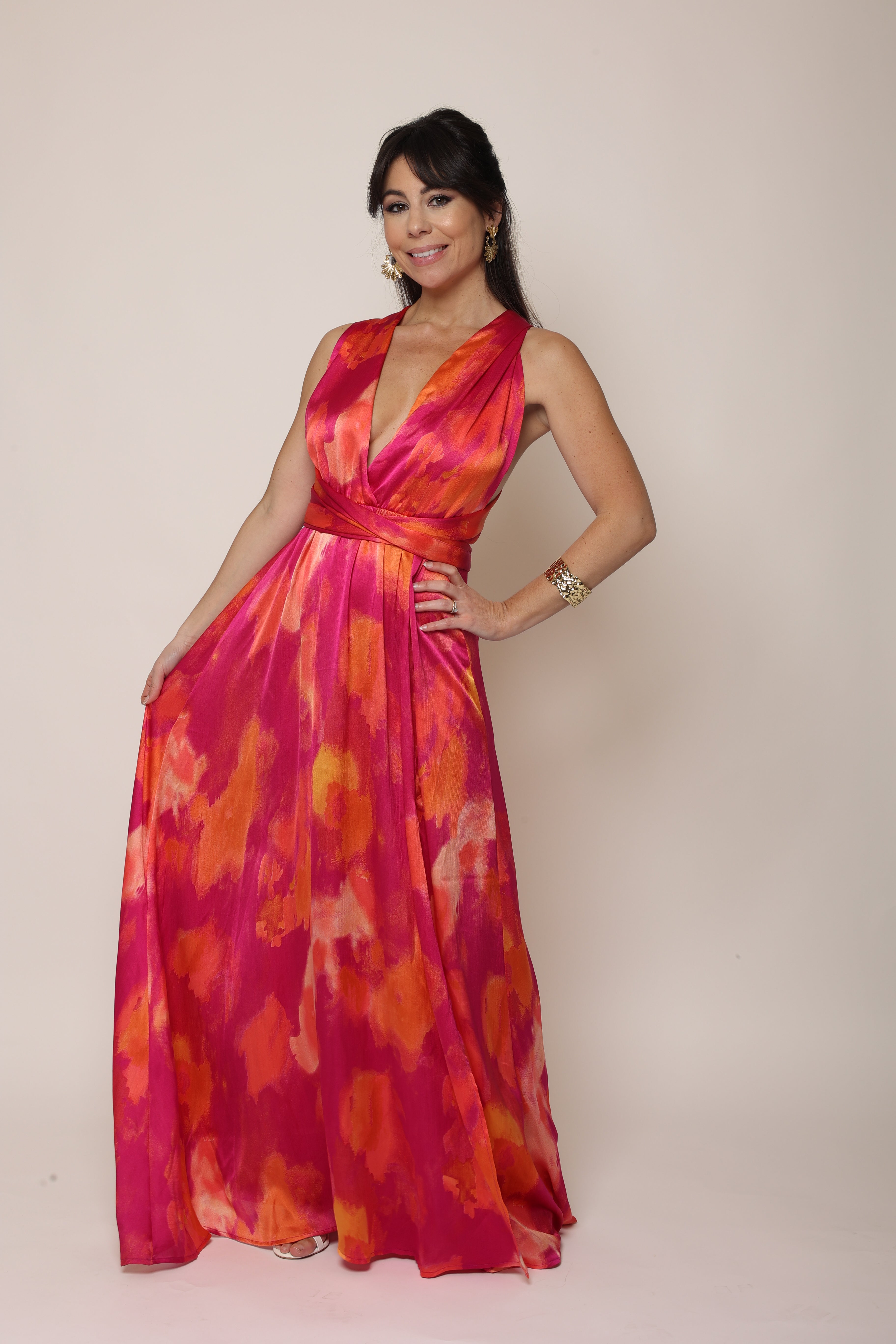Robe OLYMPIA FUCHSIA - Multi positions
