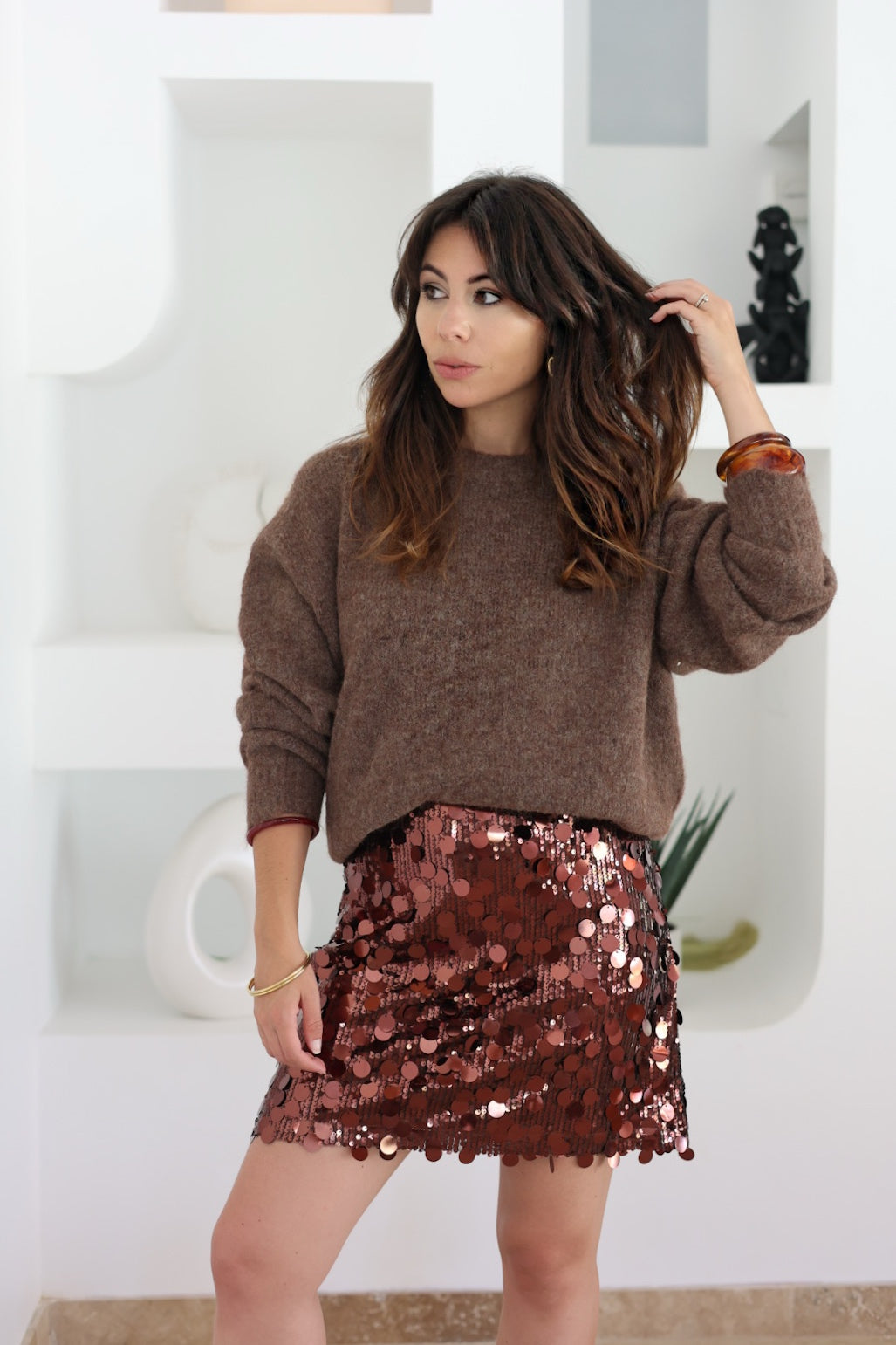Jupe sequins ELVEN