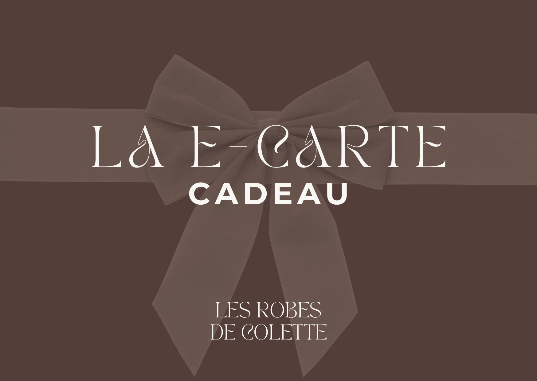 E-CARTE CADEAU
