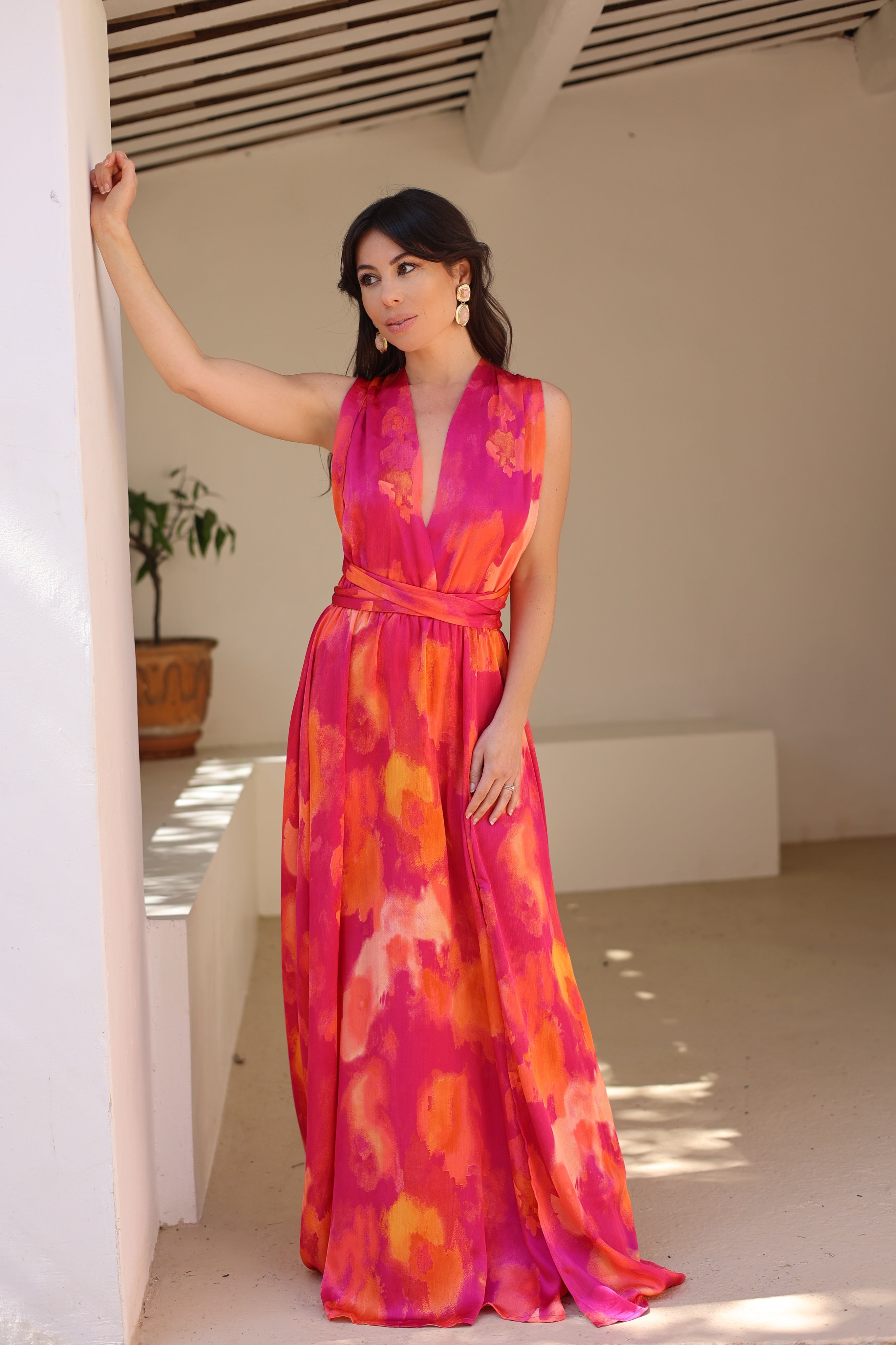 Robe OLYMPIA FUCHSIA - Multi positions