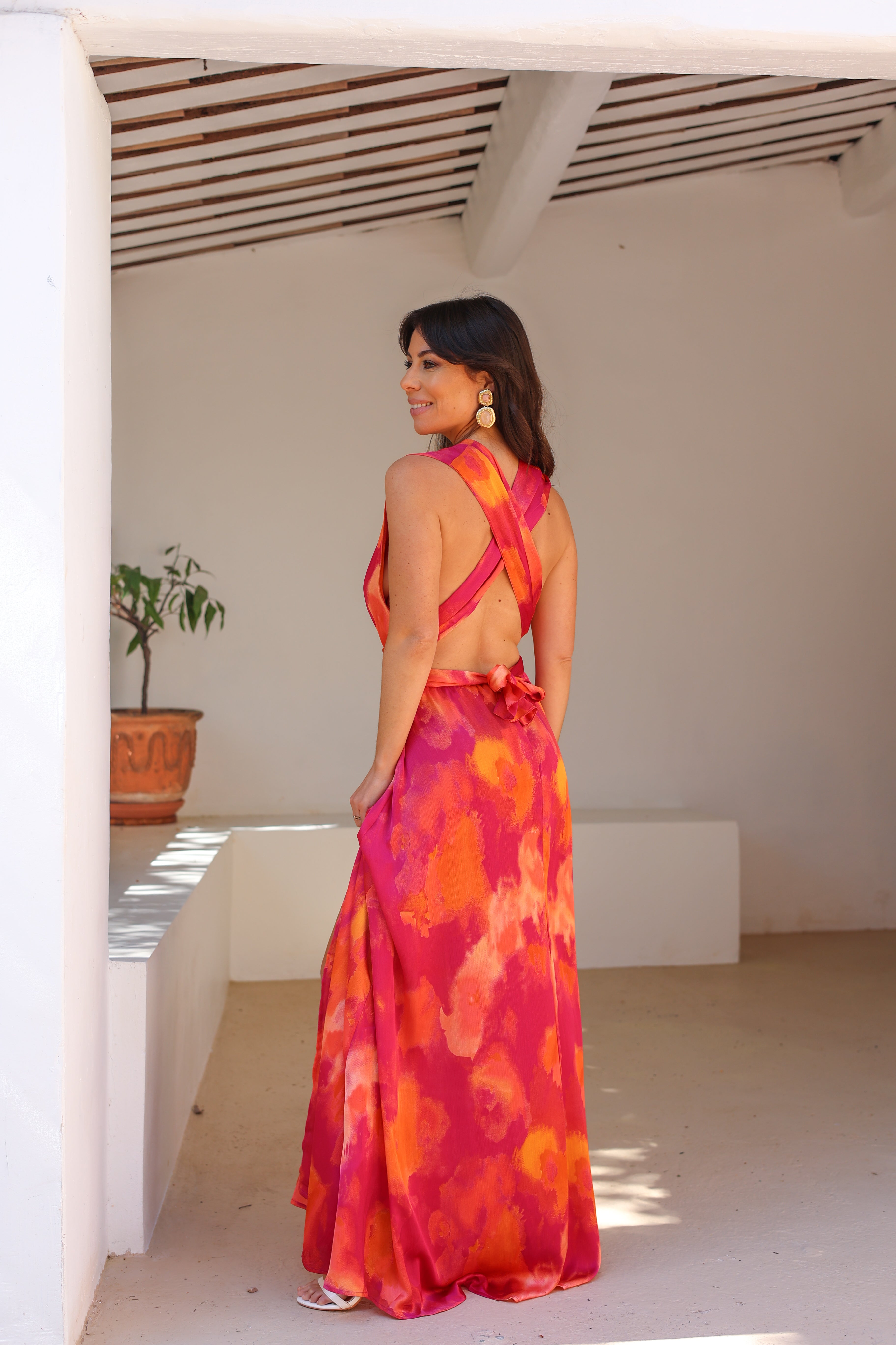 Robe OLYMPIA FUCHSIA - Multi positions