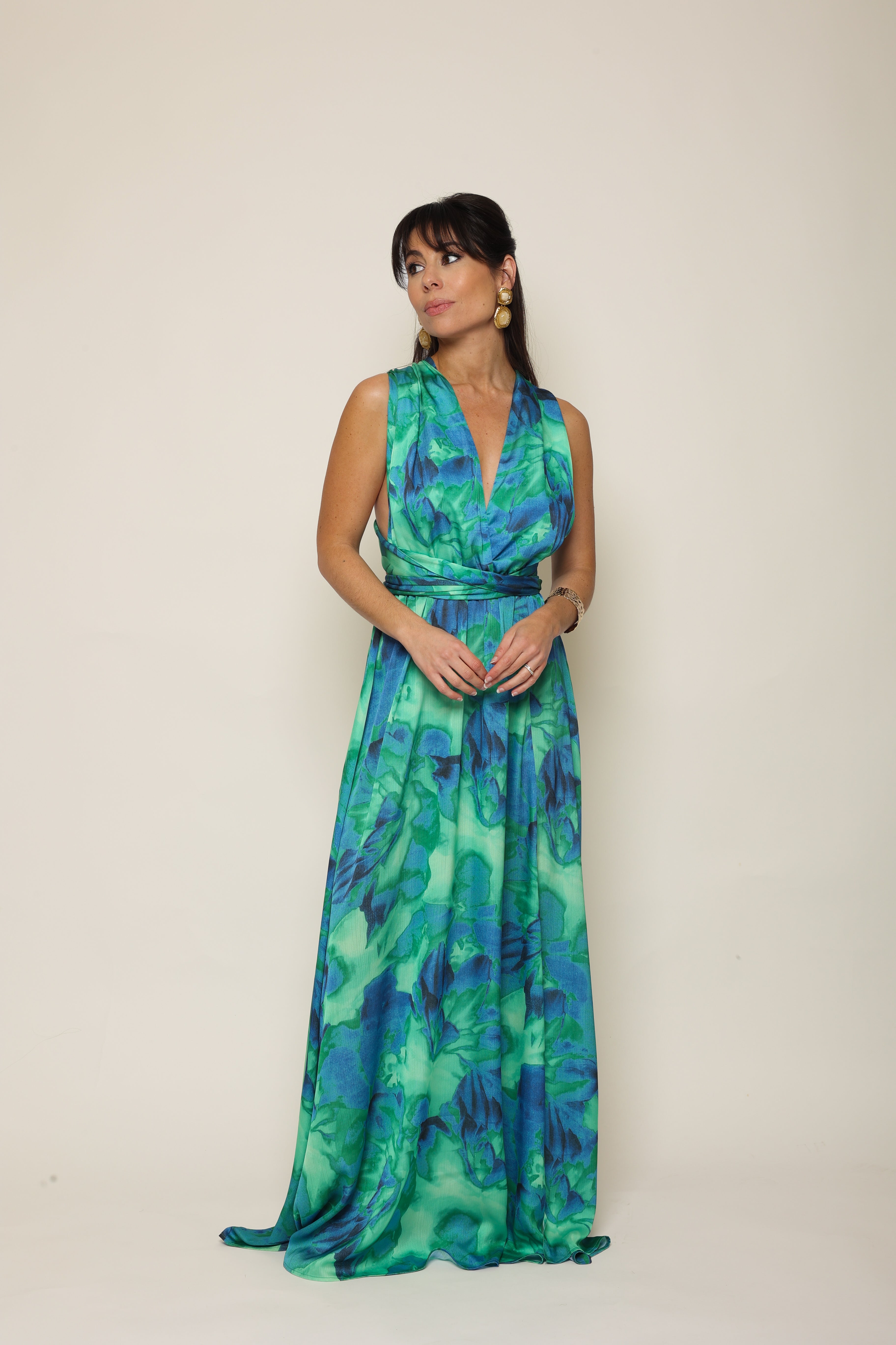 Robe OLYMPIA BLEU - Multi positions